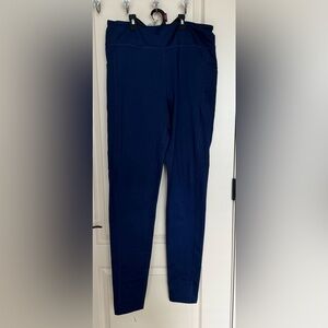 Yogipace Womens Blue Leggings in Smooth Fabric